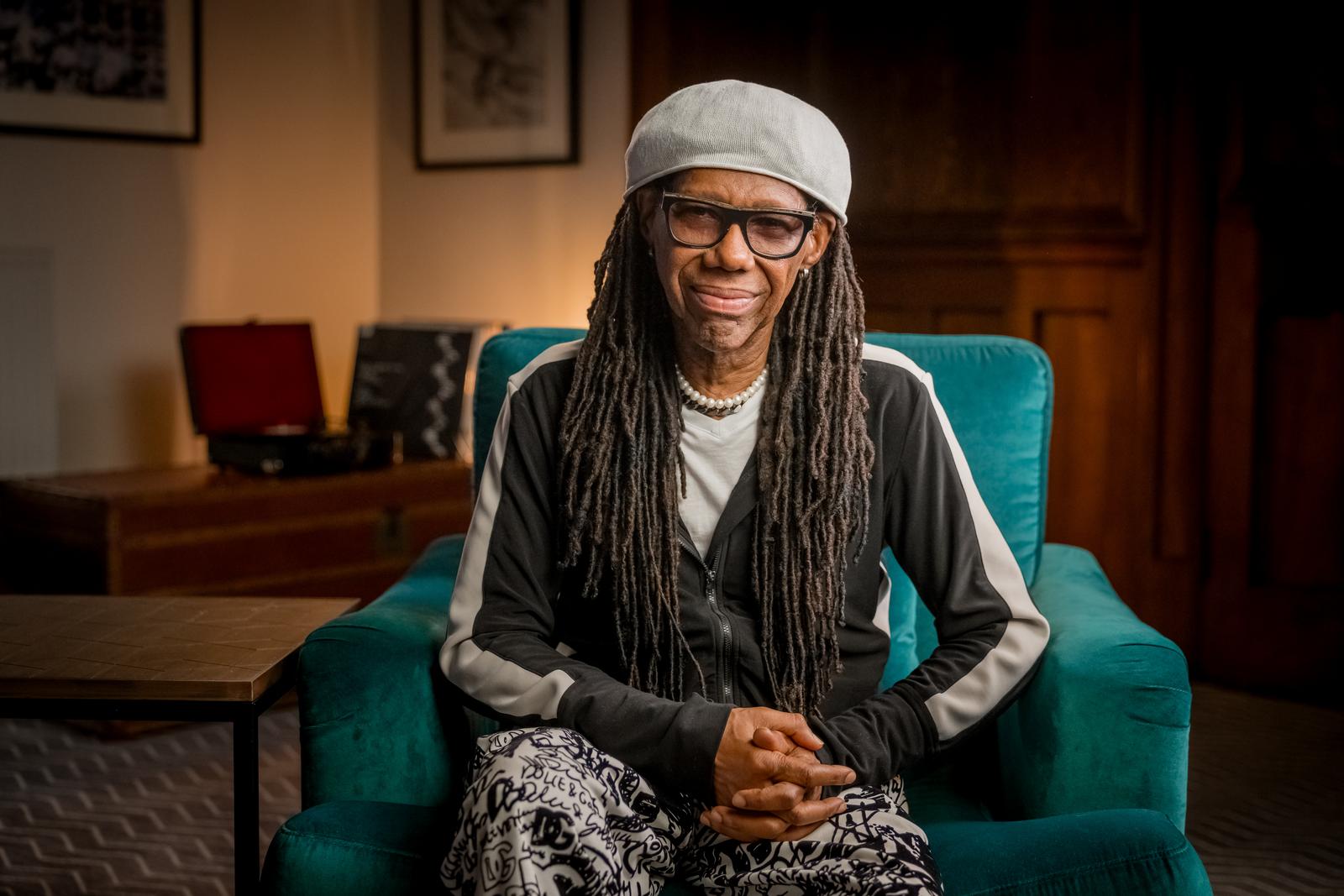 It's Nile Rodgers being very 'Chic' in Camden.