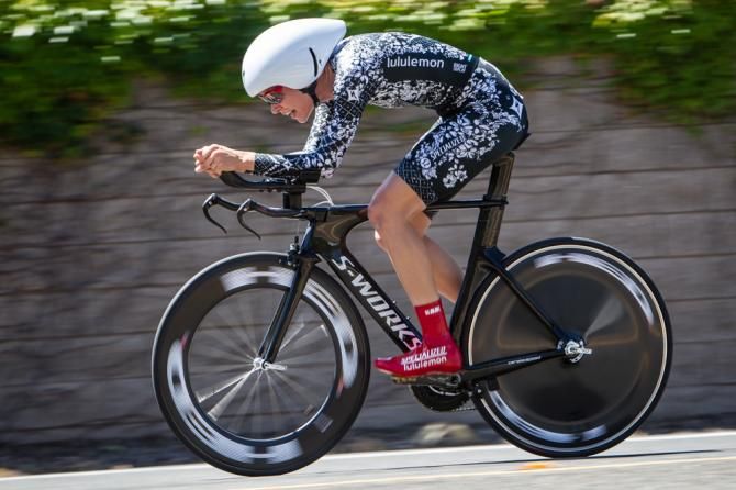 Taylor Wiles (Specialized-Lululemon) on the way to third place for the day