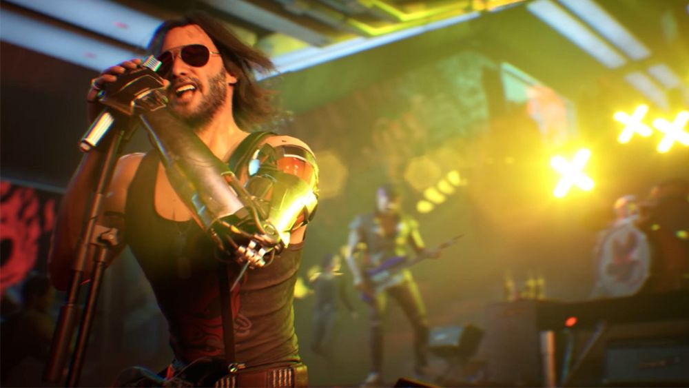 Cyberpunk 2077 Johnny sings