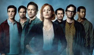 IT Chapter Two The full Losers' Club lineup, standing in some smoke