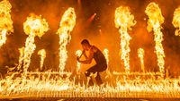 Parkway Drive onstage in 2022