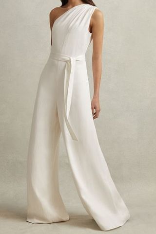 Reiss Luana One Shoulder Jumpsuit