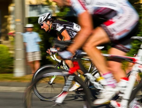 Team H&amp;R Block brought no less than nine riders to White Rock, including Chris McNeil, shown here.