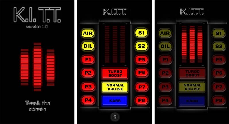 Knight Rider KITT TURBO BOOST Button - Individual