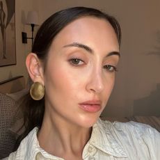 Alyssa Brascia wearing the E.l.f. Cosmetics Halo Glow Skin Tint.
