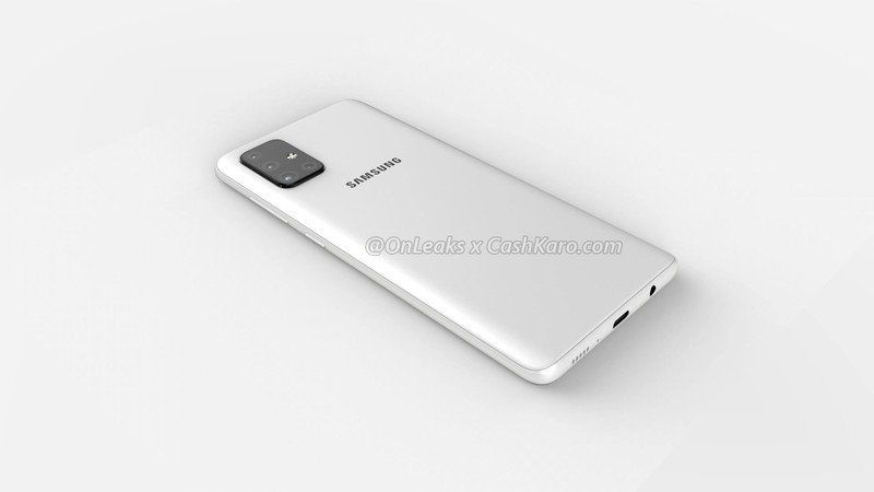 Galaxy A71 CAD-based Render