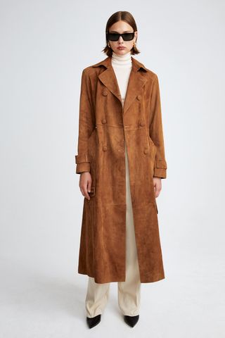 Suede Trench