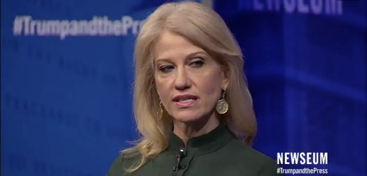 Kellyanne Conway complains about liars.