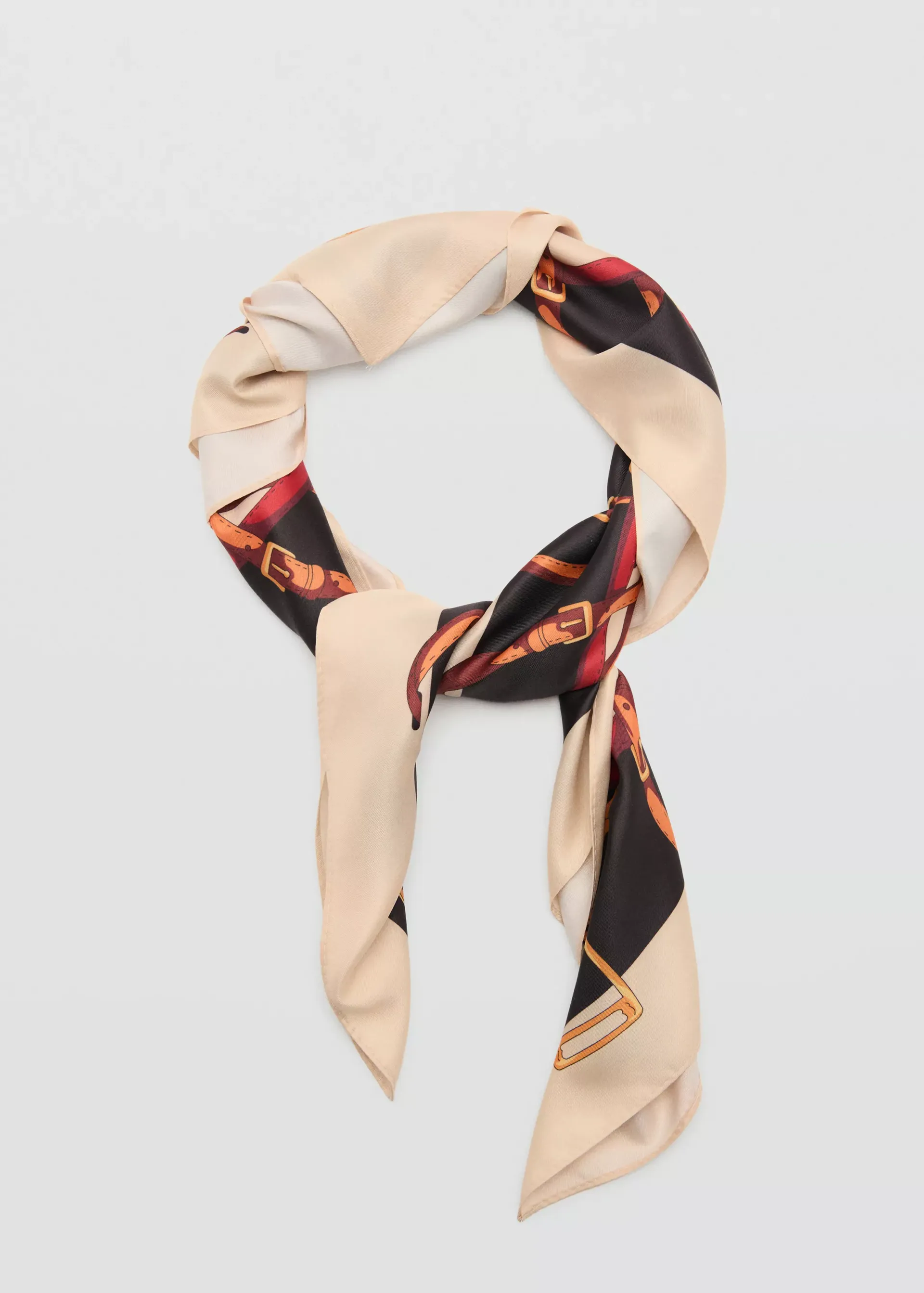 Chain-Print Scarf - Women | Mango Usa