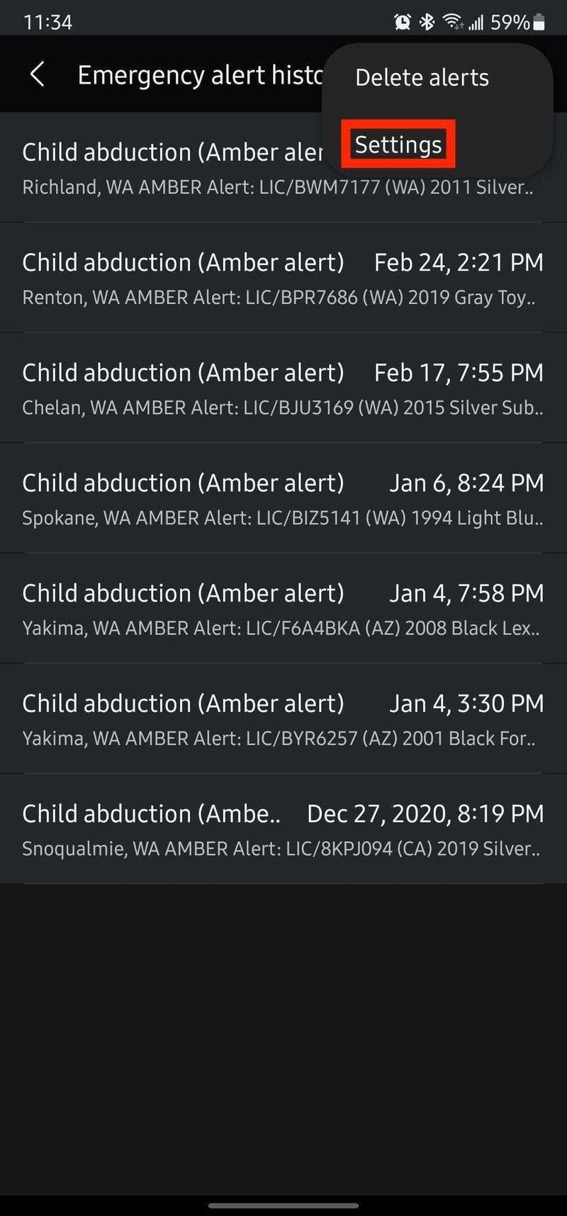 How to disable Amber and emergency alerts on your Samsung Galaxy phone