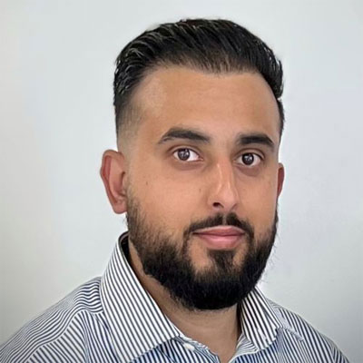 headshot of architect Zaeem Chaudhary