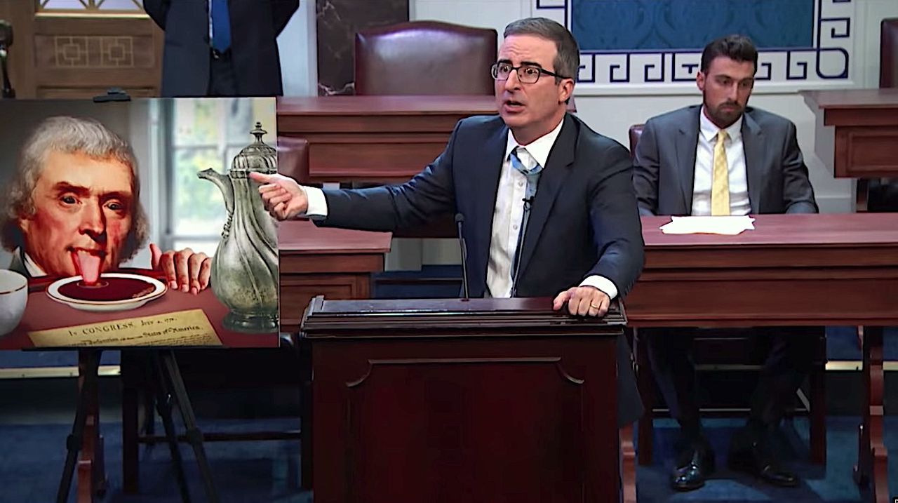 John Oliver rails against the filibuster