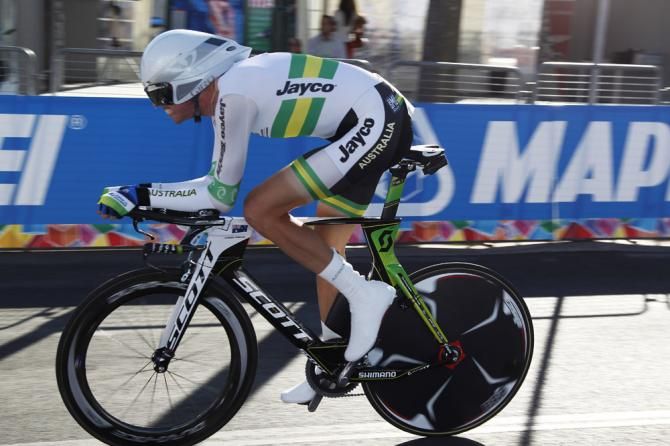 Damien Howson (Australia) scorched the parcours to take home the gold medal in the U23 men's time trial world championship