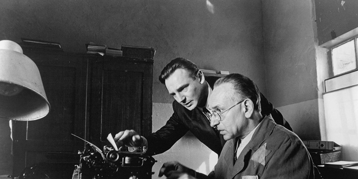 Liam Neelson and Ben Kingsley in Schindler's List