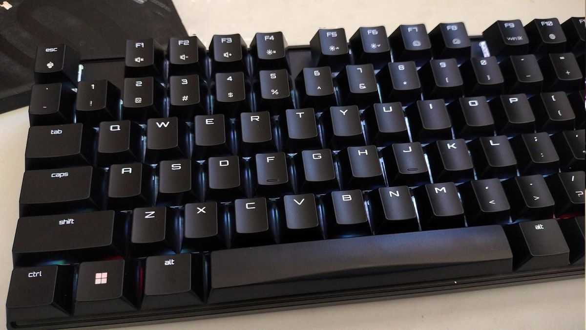 Cherry MX 8.2 TKL keyboard close up