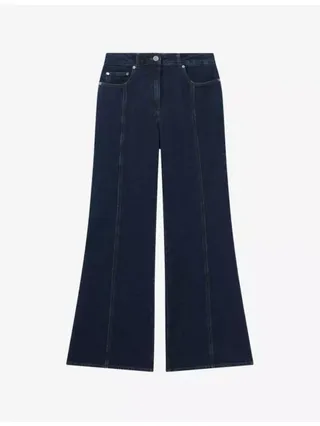 Juniper High-Rise Flared-Leg Stretch-Denim Jeans