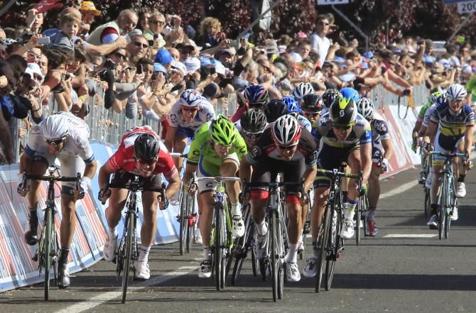 The sprint for the line begins