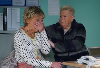 Jean is overwhelmed at her oncology appointment in EastEnders.