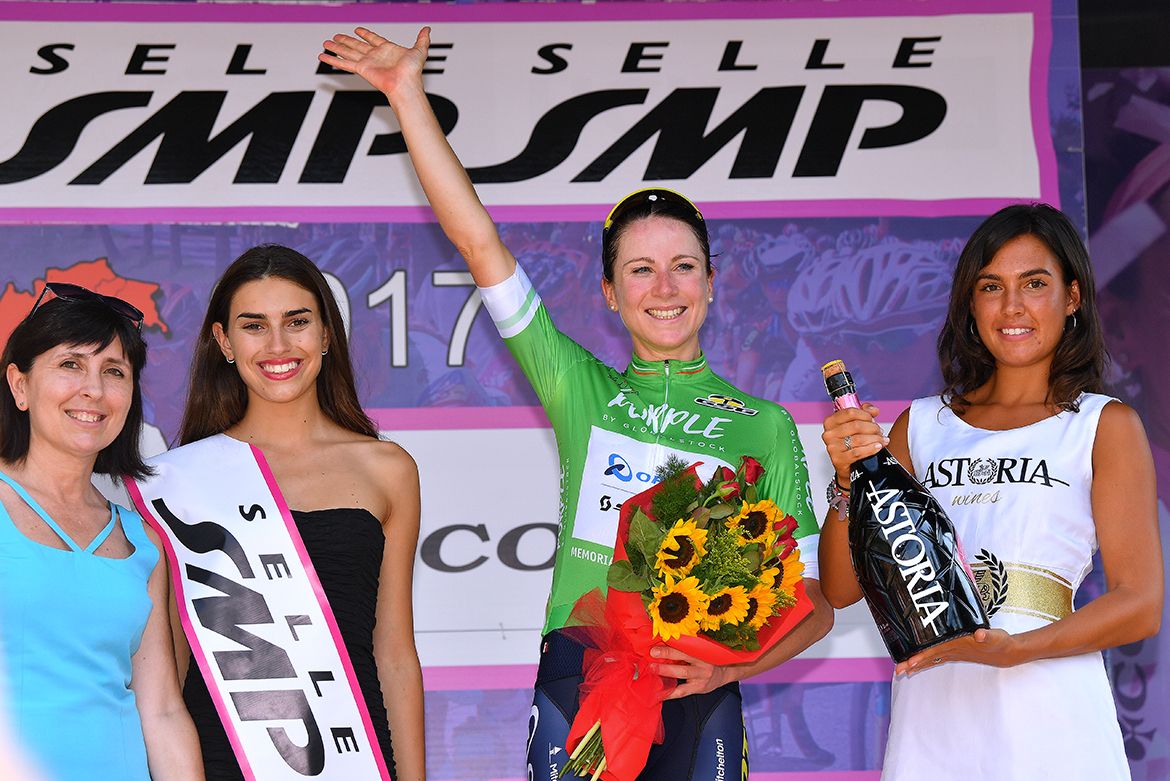 Annemiek van Vleuten (Orica-Scott) continues in the mountains jersey