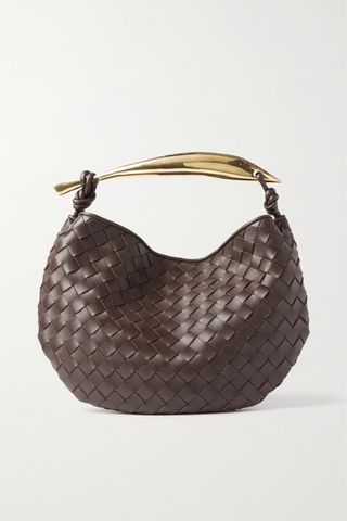 Sardine Small Intrecciato Leather Tote