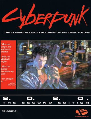 Cyberpunk's second edition, published by R Talsorian Games Inc. 