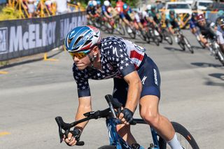 Racing again without any teammates, Luke Lamperti (Trinity Racing) did an excellent job of maintaining his position near the front of the field despite sweltering conditions.