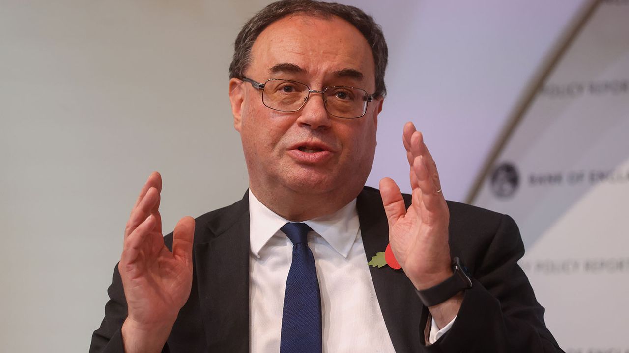 Andrew Bailey, governor of the Bank of England