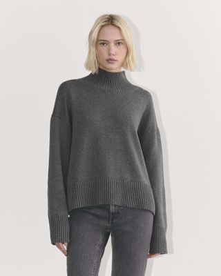 The Boxy Turtleneck in Everyday Cotton