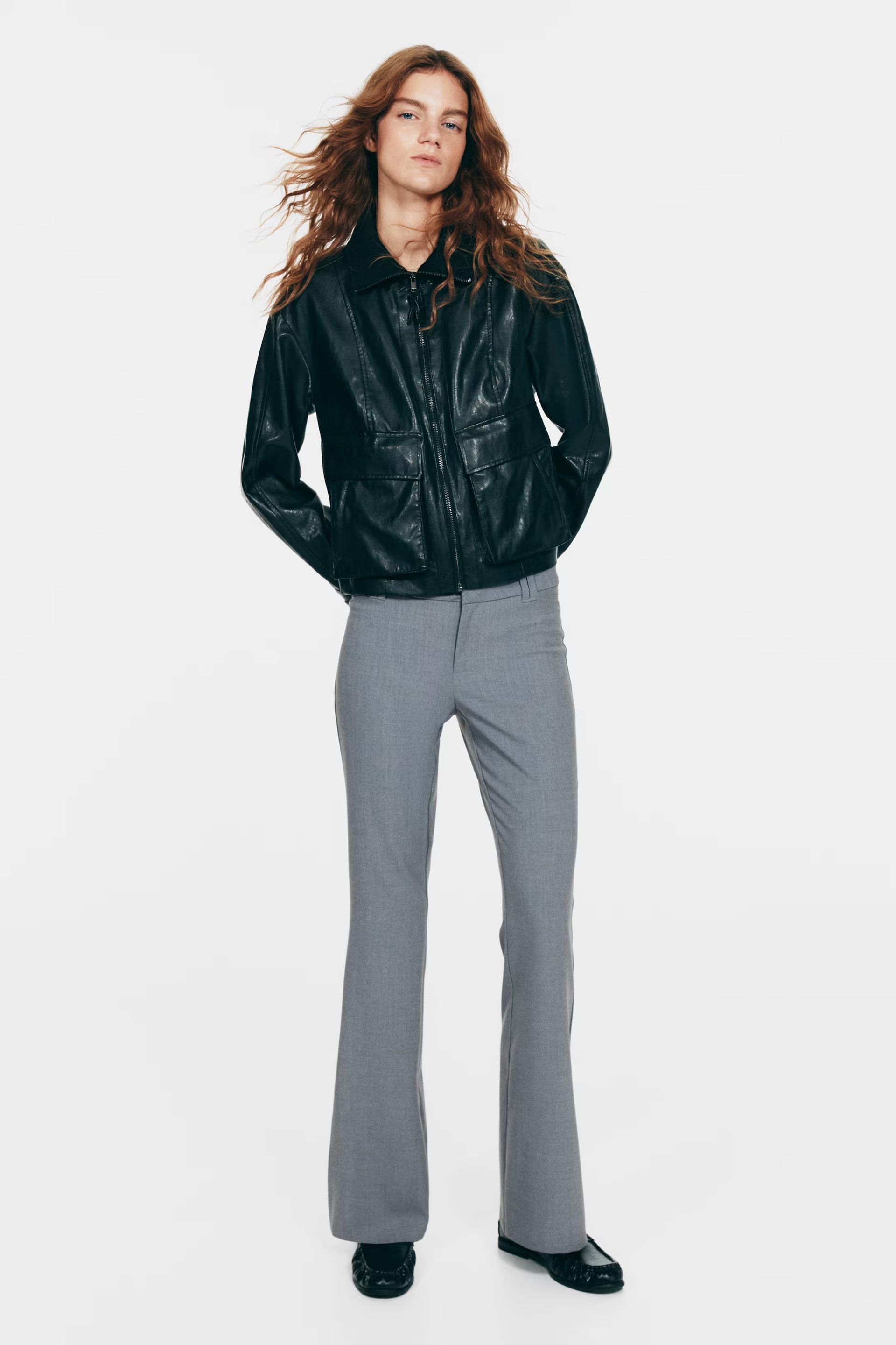 H&M low-rise flared pants