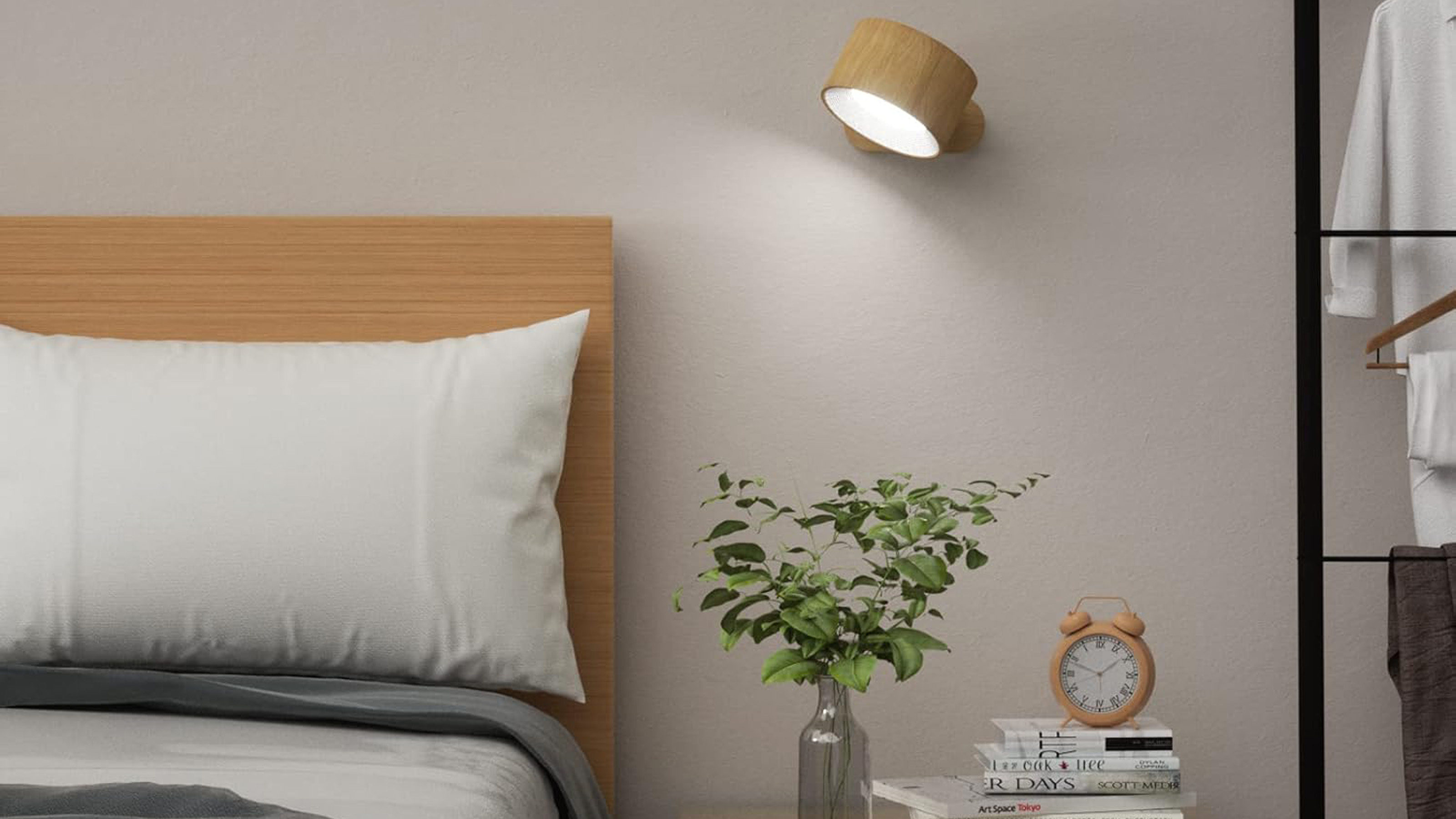 Amazon Fealive Store Wall Light LED Wall lamp with Rechargeable Battery Operated 3