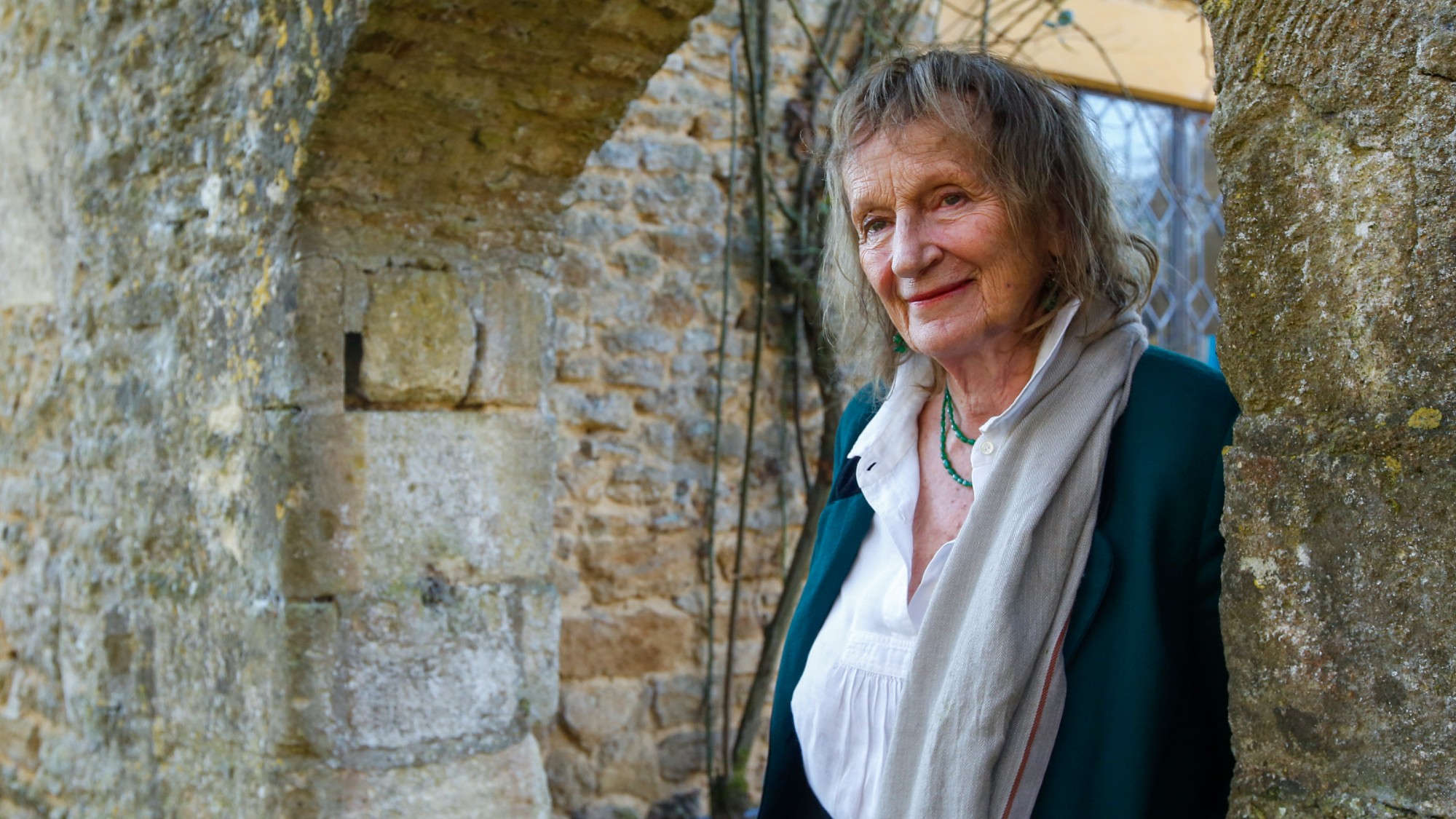 Amanda Feilding in the grounds of Beckley Park in 2019