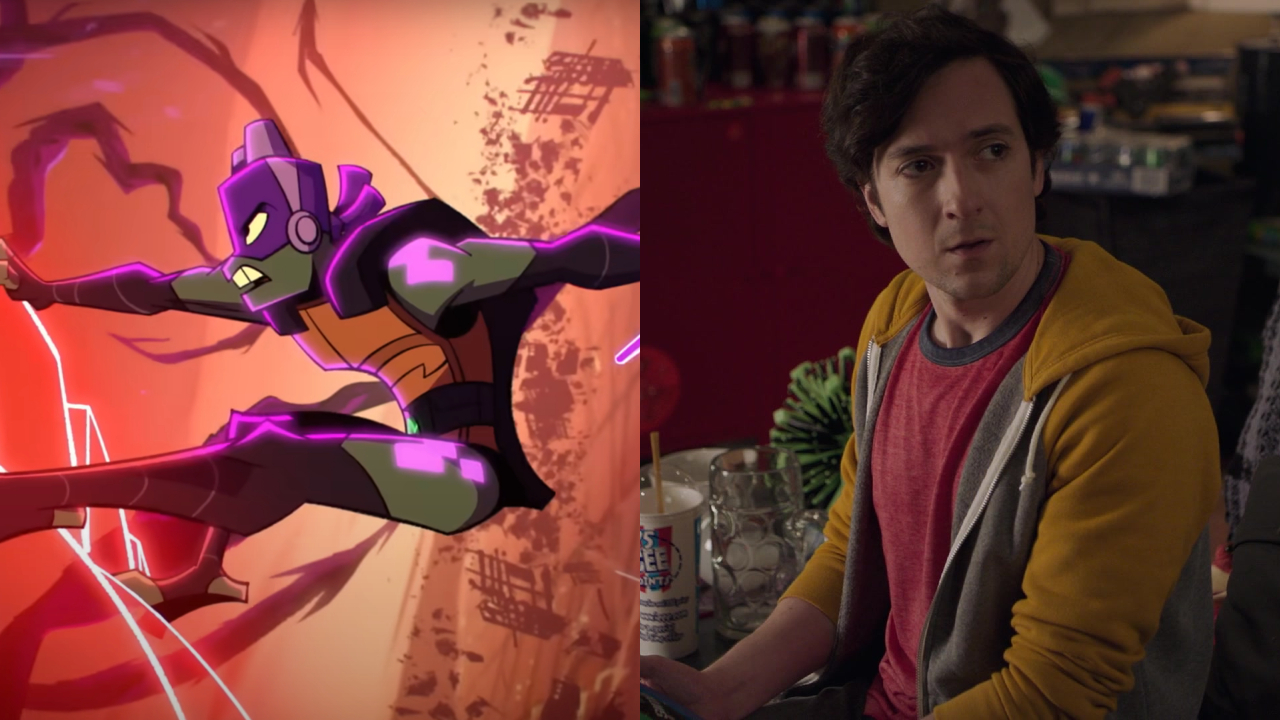 Donnie in Aufstieg der Teenage Mutant Ninja Turtles: Der Film;  Josh Brener im Silicon Valley