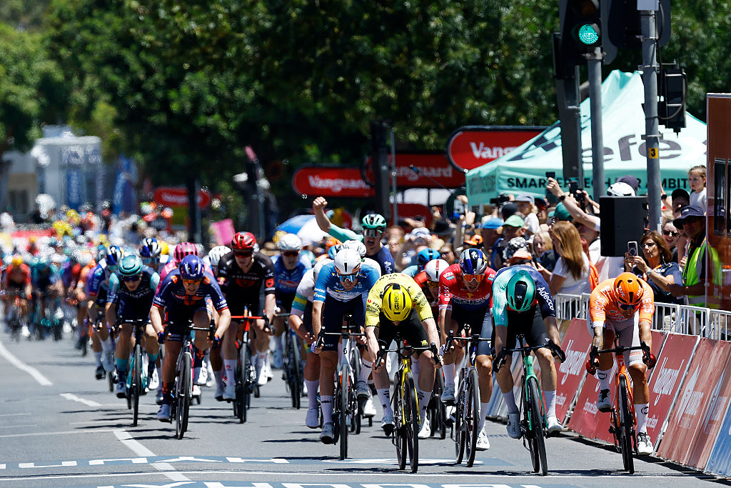As it happened: Danish rider outsprints favourites to win stage 1 at Tour Down Under 