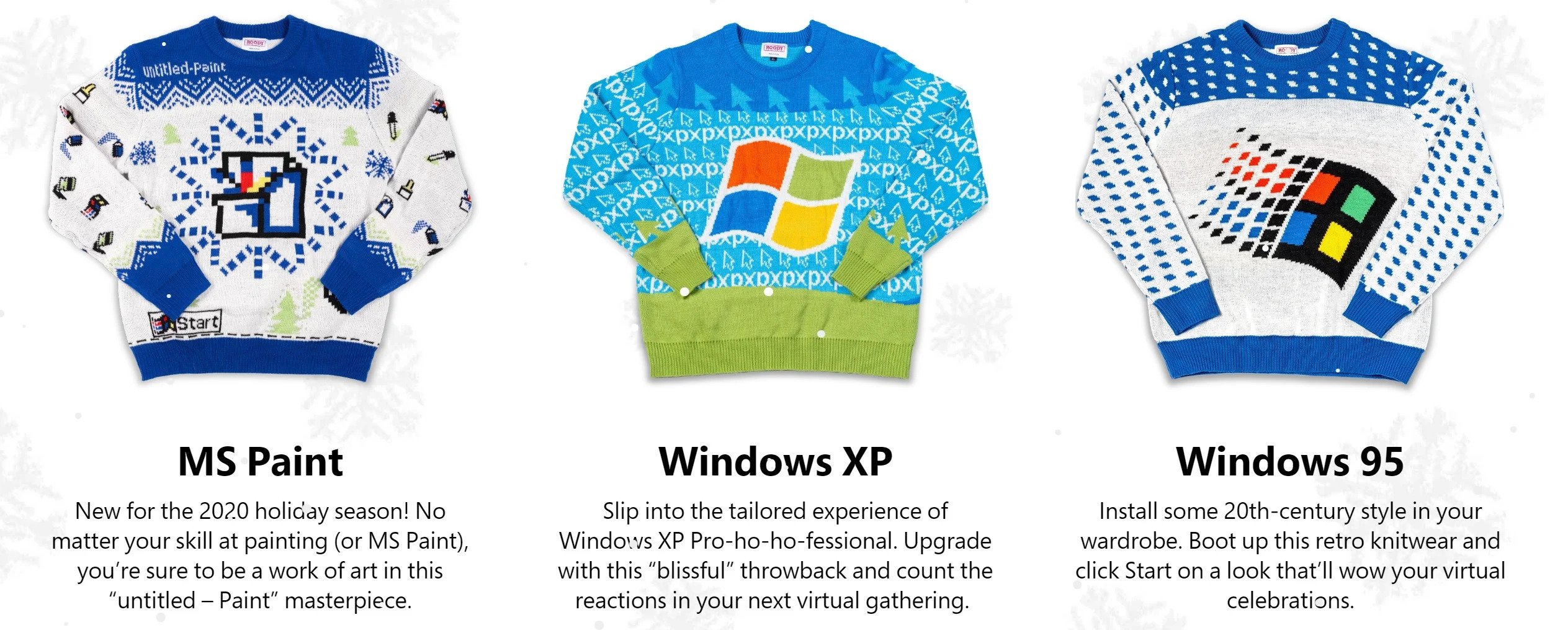 Ugly Microsoft Sweater