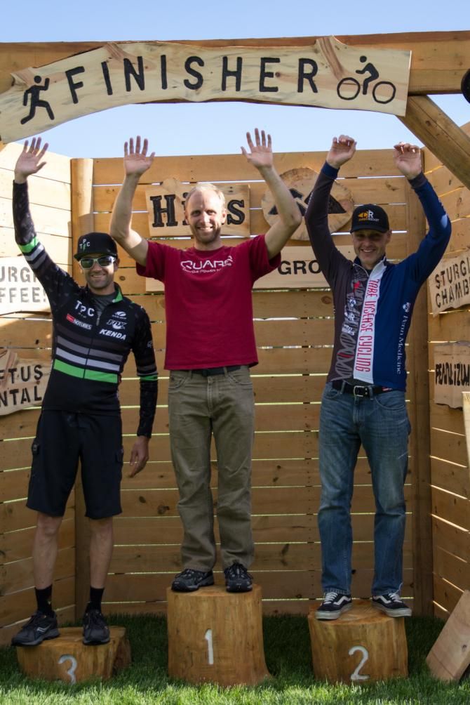 Men's podium