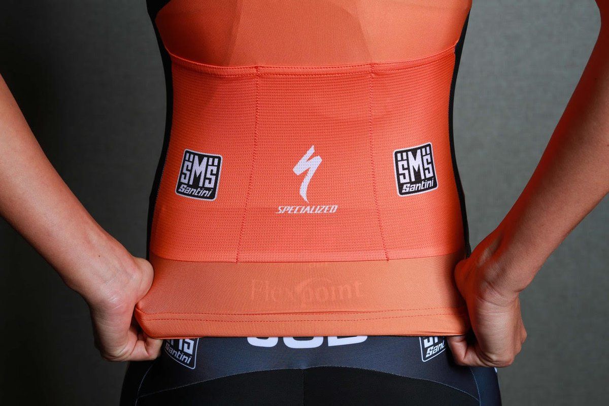 The back of the Boels Dolmans jersey