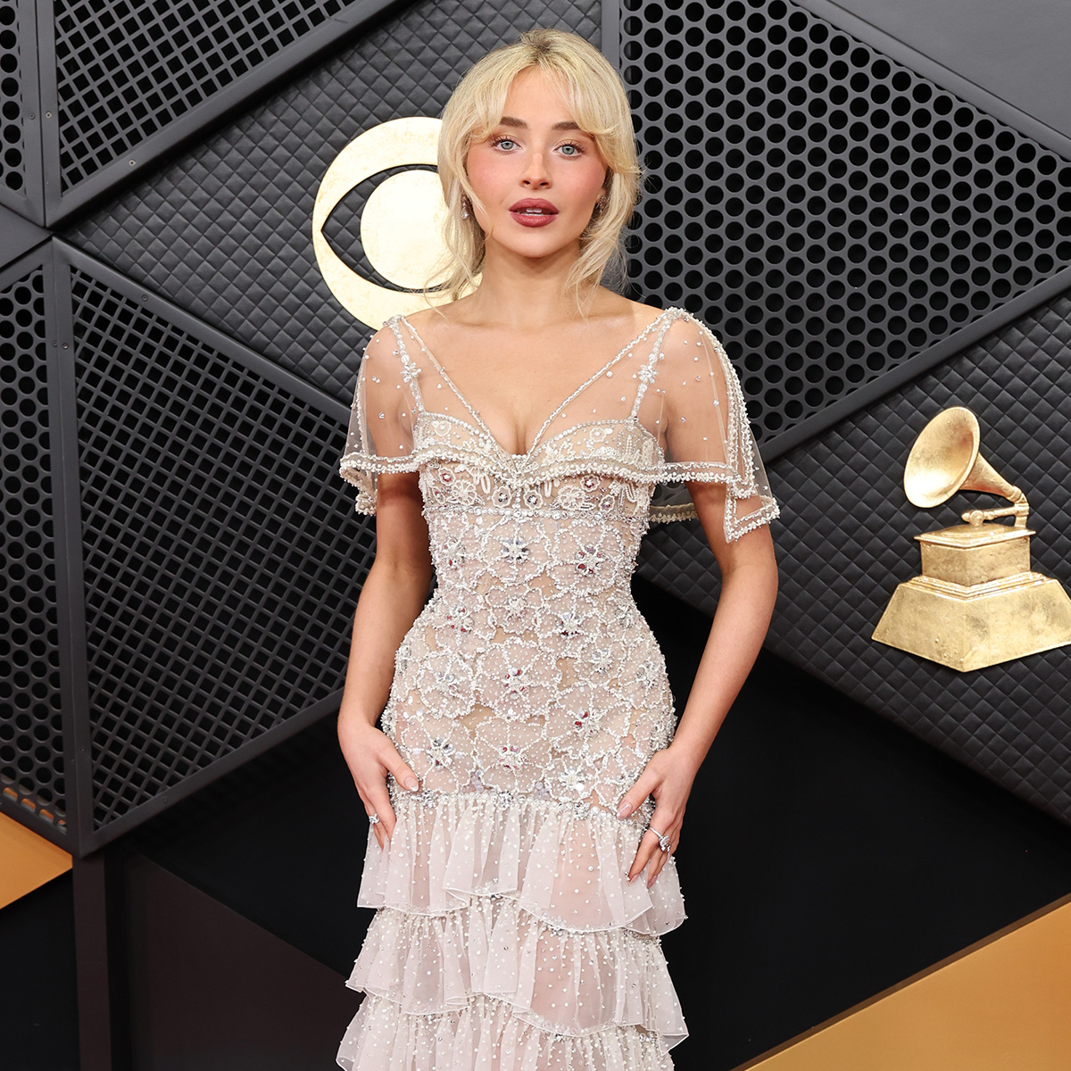 Sabrina Carpenter Grammys 2026 red carpet