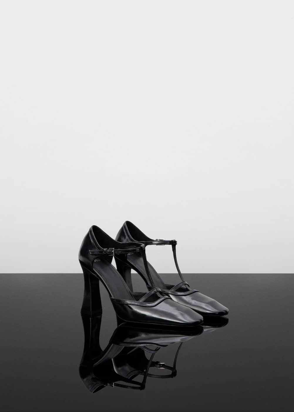 Heel Leather Shoes -  Women