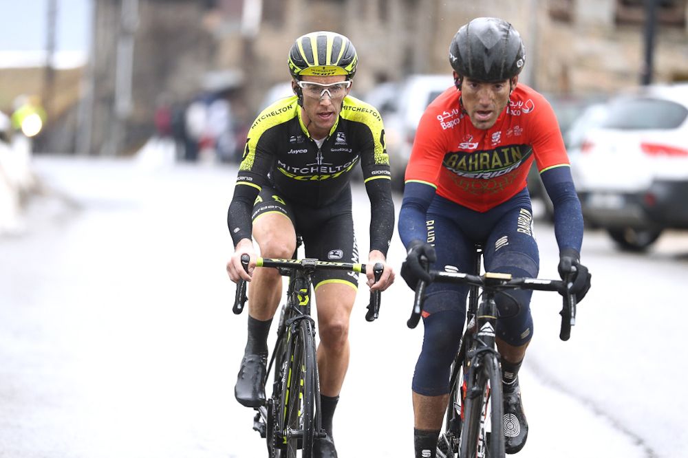Simon Yates (Mitchelton-Scott) and Ion Izagirre (Bahrain-Merida)