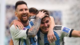 Lionel Messi and Julian Álvarez (two) scored for Argentina against Croatia