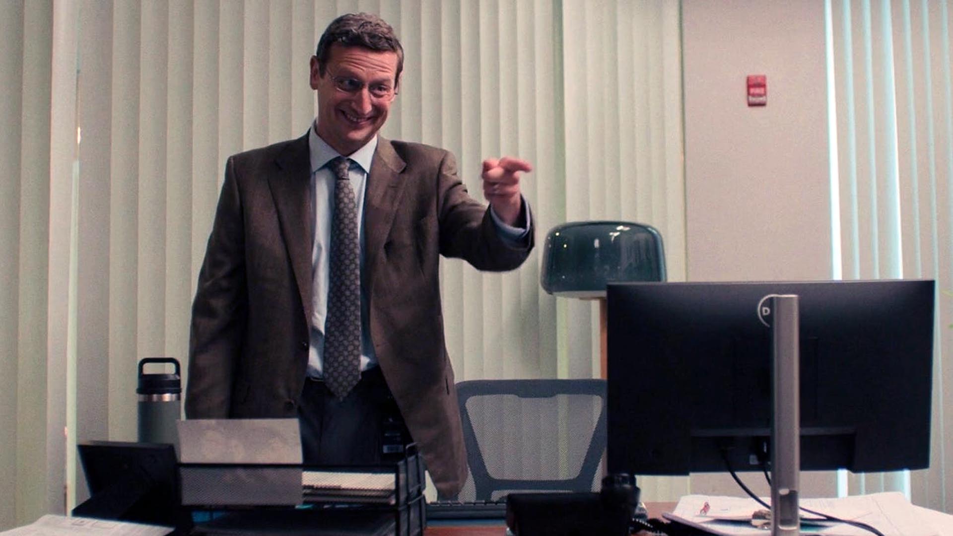 Tim Robinson in The Chair Company.