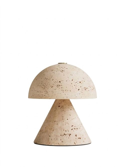 Rechargeable Small Tavertine Mushroom