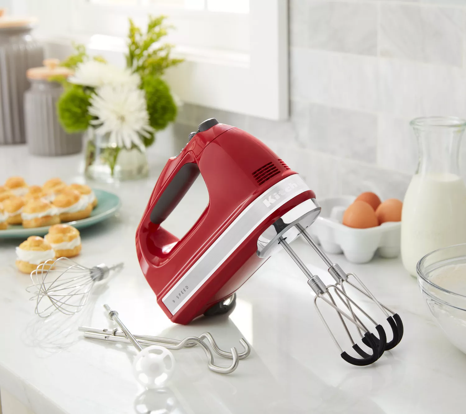Kitchenaid 9-Speed Digital Hand Mixer W/ Flex Edge Beaters
