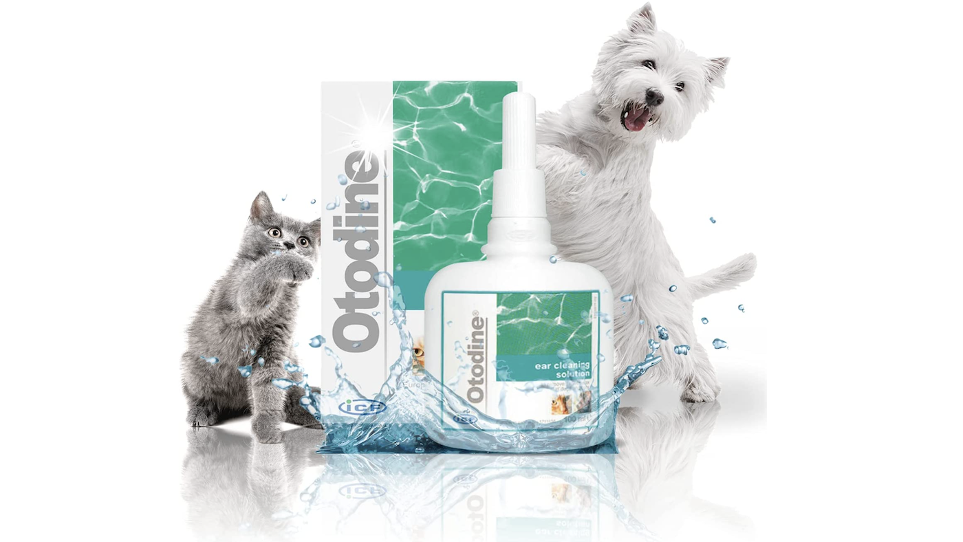 Otodine drops for dogs and cats' ears