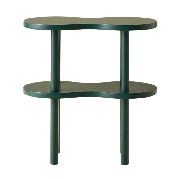 Ezra Wavy Wood Side Table