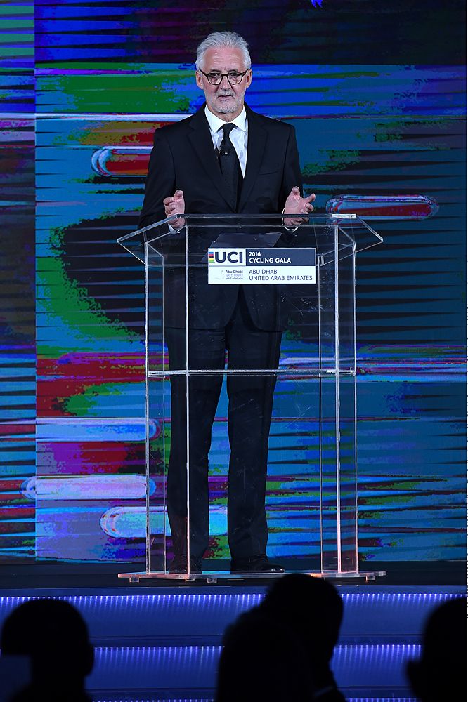2016 UCI Gala in Abu Dhabi - UCI President Brian Cookson