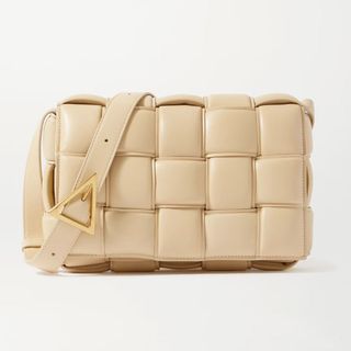 Bottega Veneta Cassette Padded Intrecciato Leather Shoulder Bag