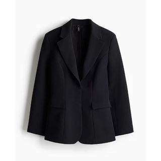 Single-breasted blazer cut out 