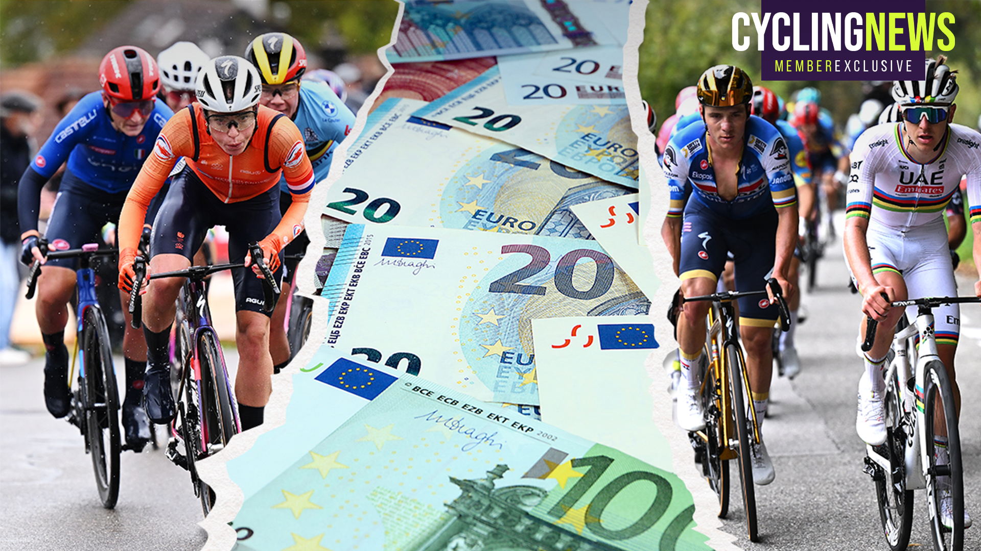 Tadej Pogacar, Demi Vollering and Remco Evenepoel