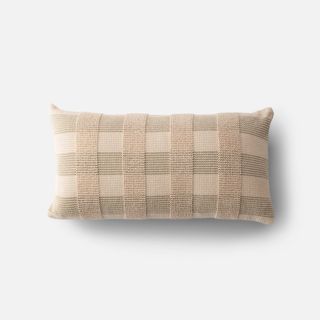 Popcorn Plaid Pillow